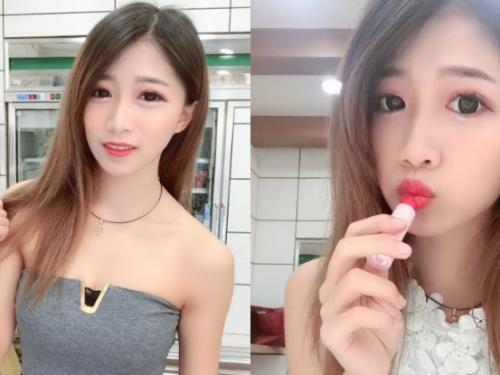 氣質檳榔西施！「張小涵」水汪大眼坐路旁，看那白嫩細緻的肉體司機根本無法專心開車！