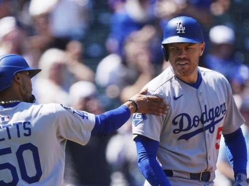 MLB》大谷不在沒關係！道奇MVP佛里曼超大號2分砲 克蕭好投4連勝