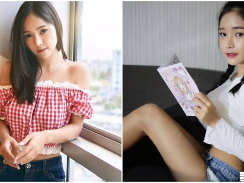 甜美正妹「纖腰巨乳」辣翻，側面「S曲線」超驚人～