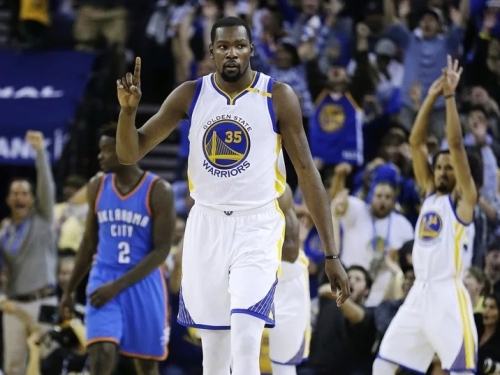 NBA》不忘引戰！雷霆開幕戰將頒發冠軍戒指 杜蘭特諷：他們總算贏了