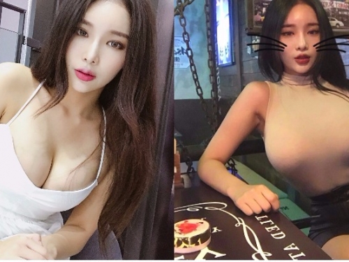 驚見正妹挾帶「不科學雙峰」！驚人乳量太震撼，讓人慾望直衝腦門！