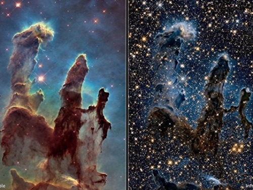 NASA發布鷹星雲「創生之柱」絕美新照片