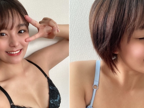 短髮魅力！　D罩杯21歲女大生「初音晶」SOD專屬AV出道！