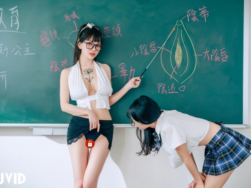 禁斷師生戀！巨乳老師和妹系學生在教室互相調情挑戰禁忌