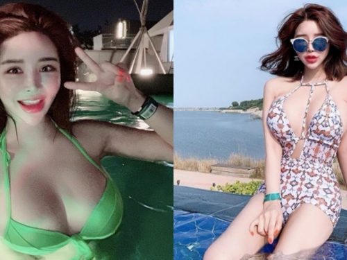 深水炸彈出沒！南韓小仙子「아라」美豔動人，「兇猛肉球」漂浮水面太猖狂～