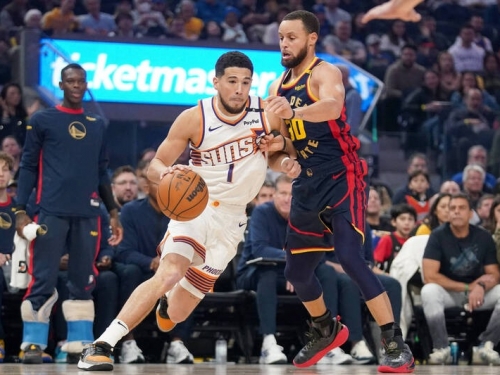 NBA》太陽三巨頭斬斷勇士2連勝 柯瑞手感欠佳拿14分