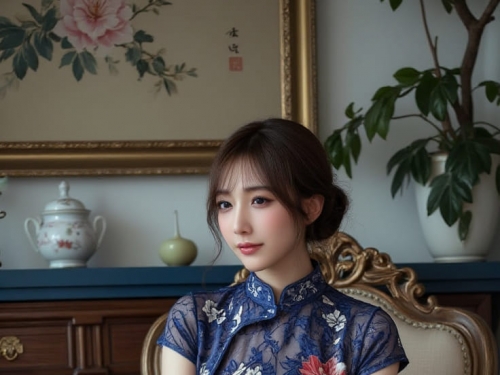 Sister's cheongsam