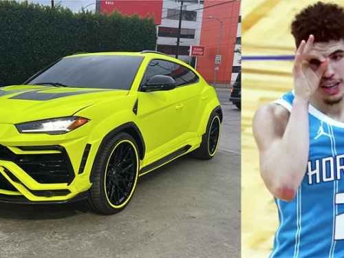 這車色比球風還華麗！NBA新人王「球弟」小波爾爆改 Lamborghini Urus 首次亮相