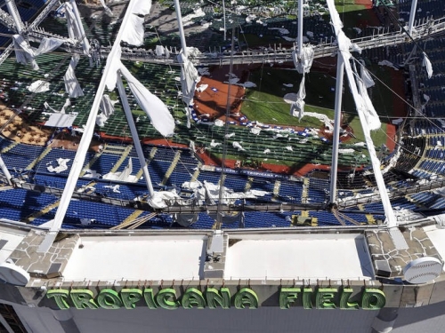 MLB》颶風摧殘吹走屋頂 光芒主場趕不上新賽季開幕