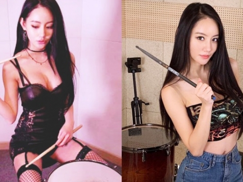 解散後反而爆紅！韓國前女團成員「爆乳裝打鼓」夯到國外！YouTube 影片觀看數破 800 萬