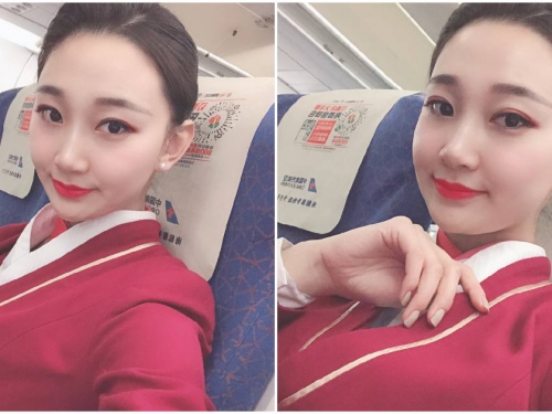 南方航空正妹空姐「托馬斯」，白皙皮膚散發「仙女般氣息」！