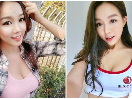 正妹「極品D奶」好養眼，105公分長腿一伸出，火辣到讓人暴動！