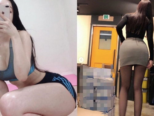 「大奶肥臀」女同事背影超吸睛，肥美蜜桃臀肉肉豐滿，讓人忍不住瘋狂掃射！