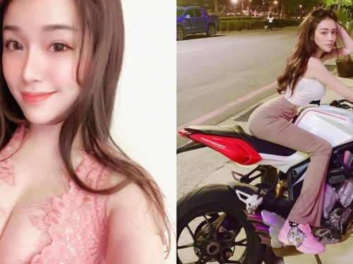 超兇猛「正妹女騎士」小蠻腰好搶眼，前凸後翹弧度迷人，好想和她一起兜風！