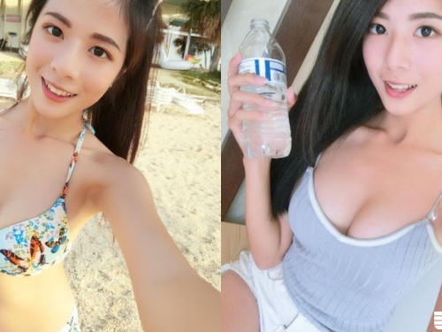台南姑娘94水！嫩模「白皙大奶」好吸睛，甜美笑容讓人一秒就戀愛！