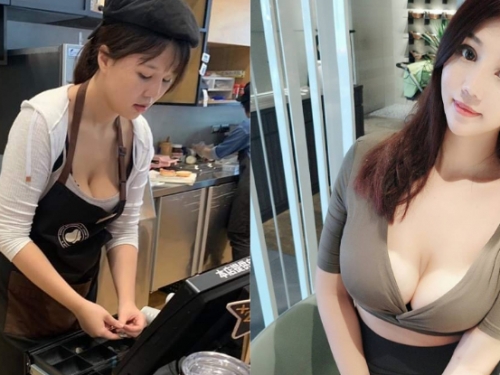 台中西屯「咖啡廳店長」爆乳結帳　最強待客之道就是這種