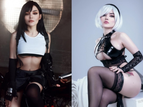 狠角色！俄羅斯Coser全裸釋放戰鬥力　「魔鬼辣體X魅惑電眼」勾魂攝魄