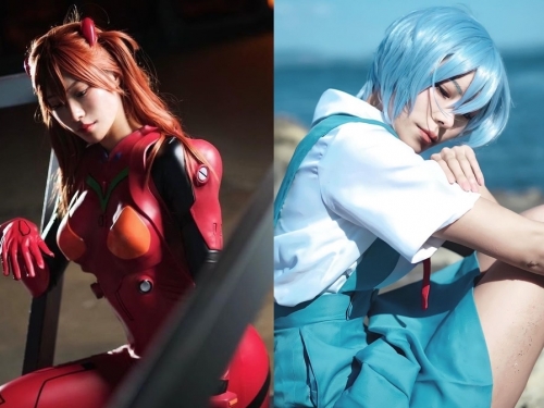 健美Coser「桃兎もも」完美詮釋明日香&綾波零　一場宗教戰爭看來要開始了呢