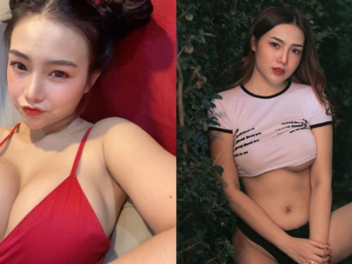 泰樂牌鮮奶！兇猛正妹「Chatti」超亮車頭大燈全開，飽滿形狀讓人倒抽好幾口！