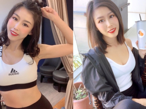 正能量爆表！人氣健妞「Vivian Hou」清甜笑容太迷人，邪惡的飽滿雙峰更振奮人心！