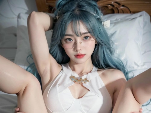 ★Patreon★ AI_Kaori - Long Hair Girl with Young Girl Outfit - Part 4