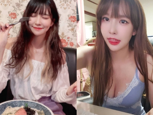 隱乳系甜美直播主「低胸放送」粉絲福利　白嫩雪乳呼之欲出角度很可以～