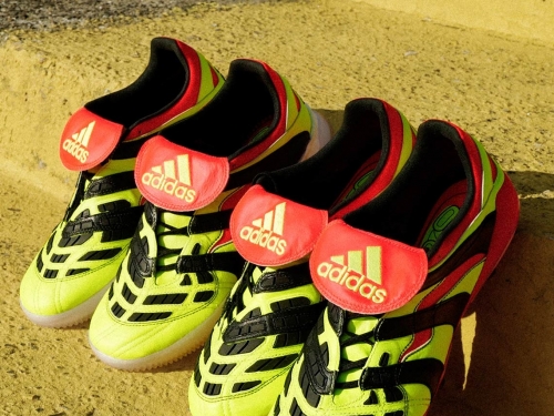 Adidas推出90年代經典限量足球鞋Predator Accelerator系列 找來席丹、貝克漢聯合代言！