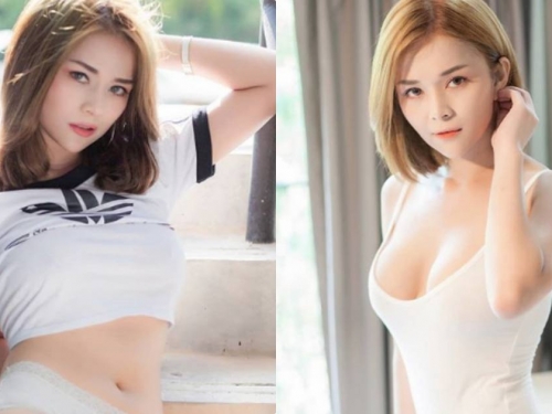 辣妹掀起上衣時「雄偉曲線」曝光，傲人巨乳又大又白嫩！