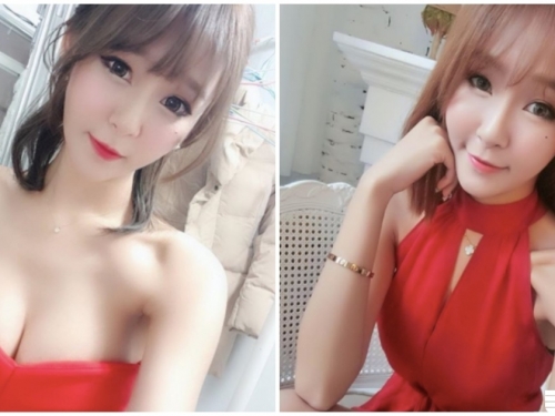 正翻了！惹火正妹低胸裝太殺，「雪白美乳」火辣無極限！