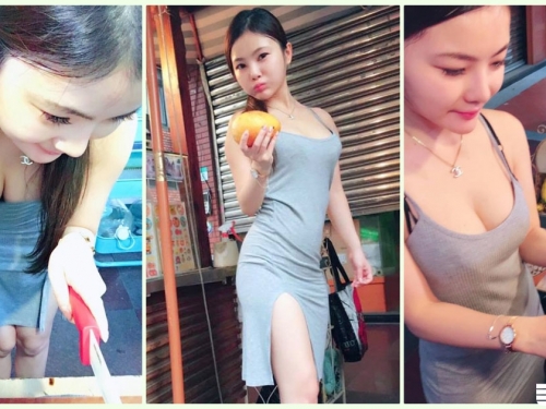 台北路邊驚見「爆乳切水果」D奶視角太猖狂！超邪惡「服務畫面」讓客人都看呆了…
