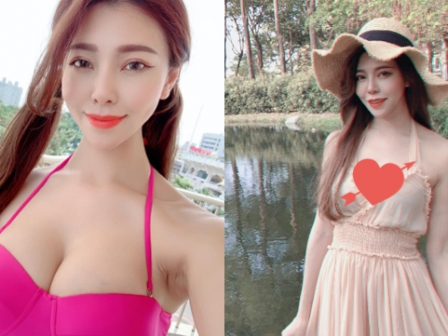 你的「性感小妖精」已上線！氣質美胸正妹「雅妮」公園綻放「D 杯雪乳」讓人好想巧遇