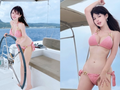 墾丁甜美小船長「小花姐接」比基尼太小件，「南半球炸裂」超震撼！