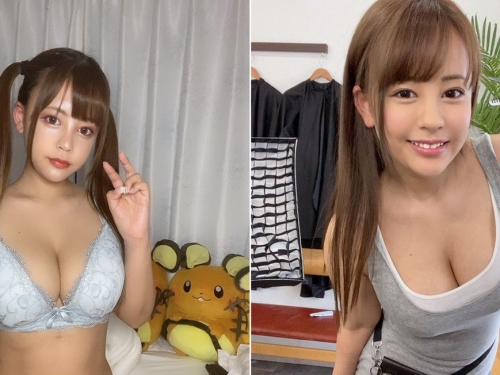 感謝再感謝！　胸圍100公分I罩杯小隻馬美少女「夕美紫苑」出道3週年告別S1、專屬畢業！