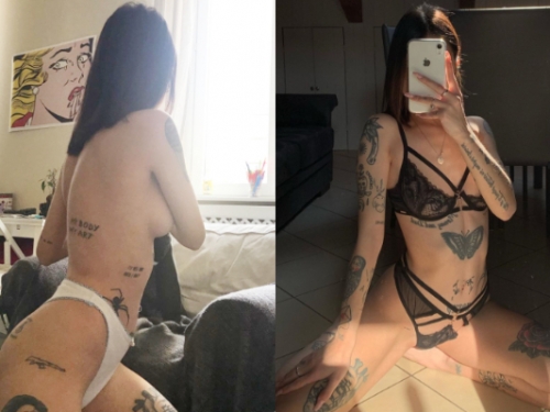 妹子「脫衣裸身」秀的不是身材是紋身　「美乳翹臀」太搶鏡網友瞬間歪樓