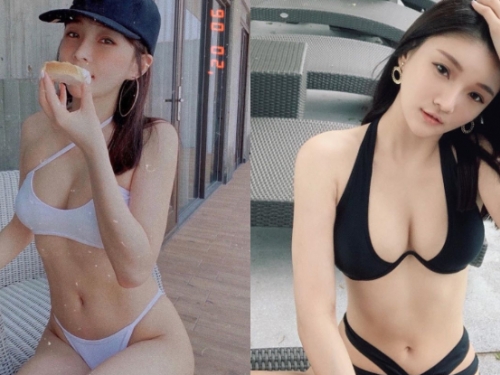比基尼正妹「Krystal」清新臉蛋超迷人，下水前的「銷魂辣體」太完美！