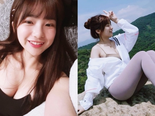 「飽滿美乳」也需要透透氣！實況女神「貝莉莓」登山大方曬深溝　吸上萬粉絲按讚