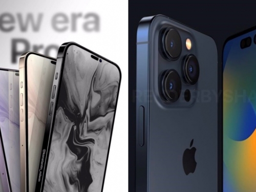 果粉荷包守好！iPhone 14 新色「星空藍」曝光...剪瀏海成近５年螢幕佔比最大機種