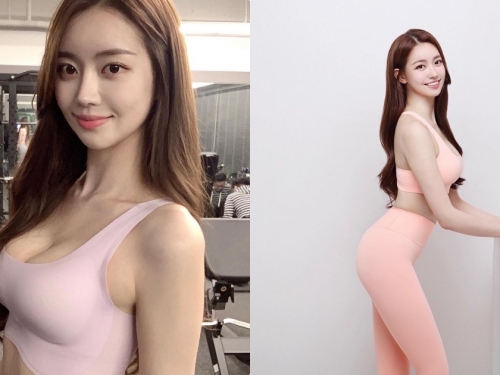 長髮正妹「健身時乳量太明顯」，「飽滿的美乳線條」太使人分心！