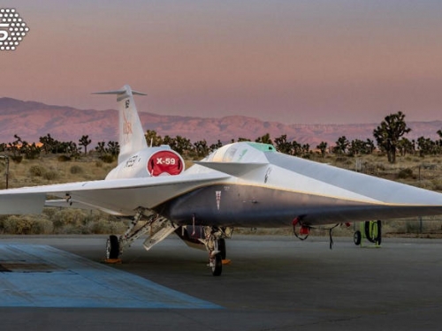 為超音速商用機鋪路 NASA超音速機X-59首飛成功