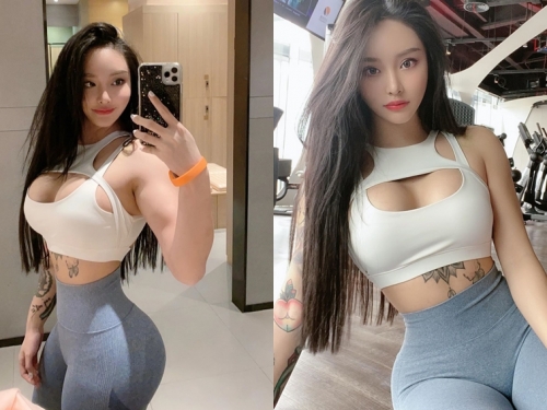 神之Body健身妹「hitomi」巨乳+纖腰+蜜桃臀超誘惑　宛如「真人芭比娃娃般」不科學身材