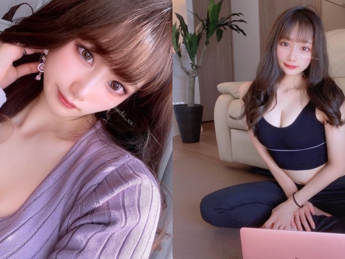 在線教瑜珈的「小隻馬櫻花妹」，超優乳量「觀看人數爆衝」！