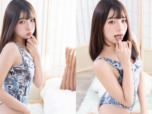 大眼美少女的「死庫水美尻誘惑」，勾人曲線「超色氣挑逗」！