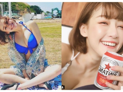 太可愛了！「爆乳戀愛少女」笑容太甜，「美乳蹦出」還以為是在天堂呀！
