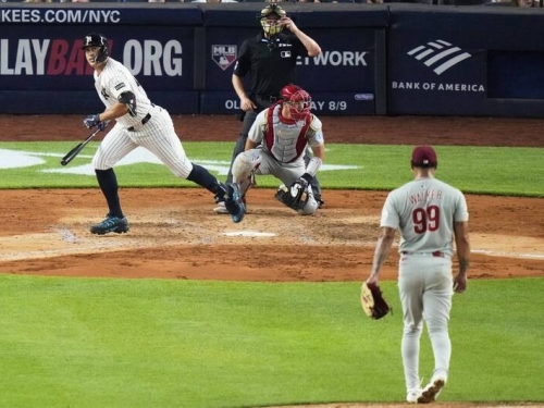 MLB》洋基夯「台灣走路」3轟沒用！牛棚遭費城人重砲雙響吞2連敗
