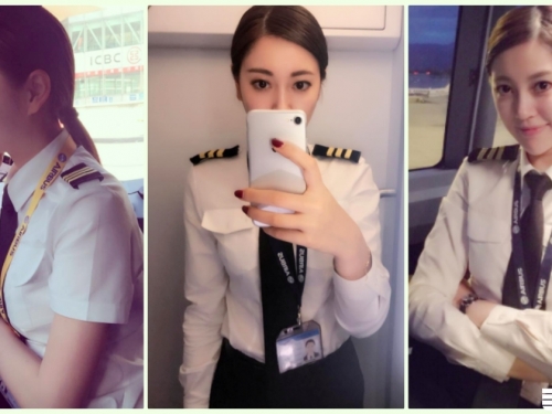 網路瘋傳「最美航空機長」高顏值讓人魂都飛了！風靡全球的「優質外型」比空姐還正了...