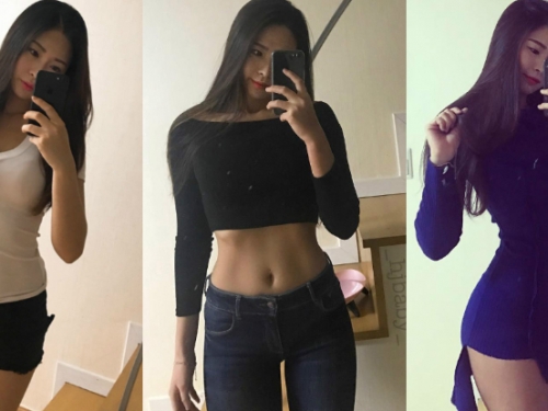 性感姐姐深Ｖ到底「深邃乳溝」藏不住！惹火自拍大秀Ｓ身段曲線，超逼人啊！