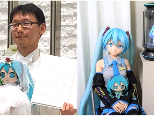 含淚宣布「喪偶」？當年紅遍全球娶回「初音未來」的男人 發文感謝老婆2年來的陪伴