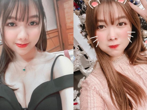 正妹沛沛「深V洋裝事業線太誘惑」，超兇畫面讓人眼睛無法移開！