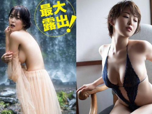忍野さら復活！日本「最胸女大學生」史上最大露出　渾圓側乳極限挑逗