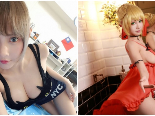 側乳實在太狂妄！「爆乳正妹」完美還原二次元身材，火辣曲線讓人讚嘆不停！